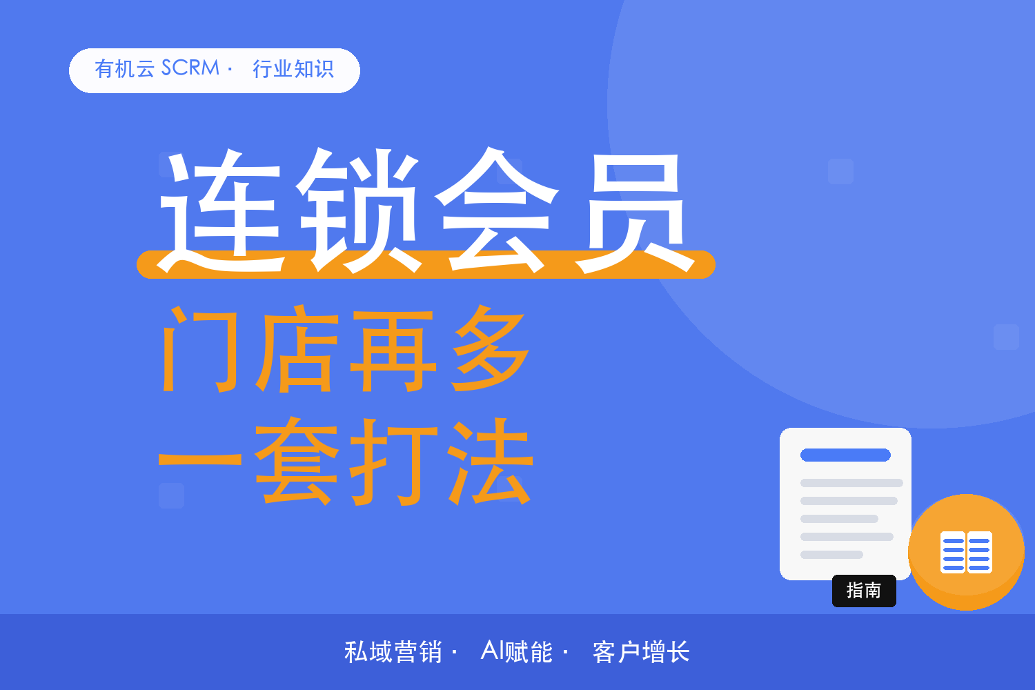 有机云｜连锁三家店，会员运营怎么跑成一套标准 配图